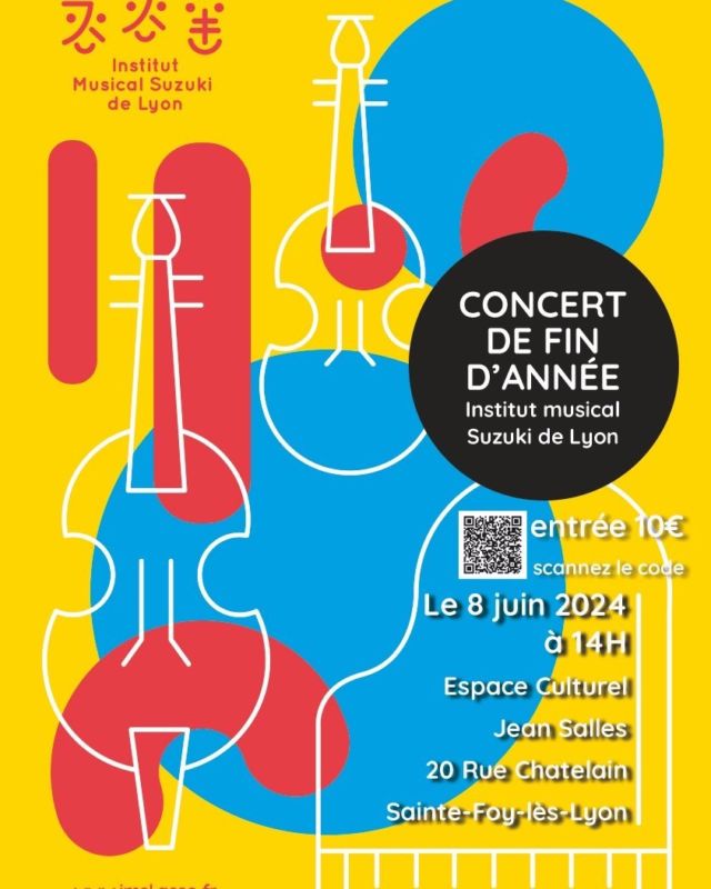 Le concert de fin d’année 2024 à Sainte-Foix-les-Lyon le samedi 8 juin 2024  Pour plus d’informations rendez-vous sur site : imsl.asso.fr